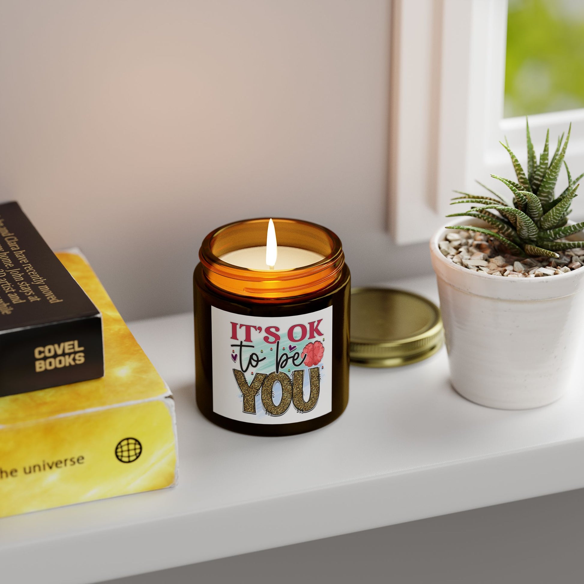 Inspirational Coconut  Candle 4oz - Mental Health Wear TN
