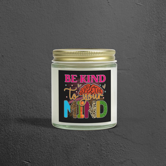 Inspirational Self-Love Message Candle 4oz - Mental Health Wear TN