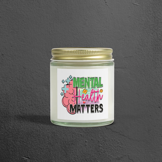 Inspirational Self-Love Message Candle 4oz - Mental Health Wear TN