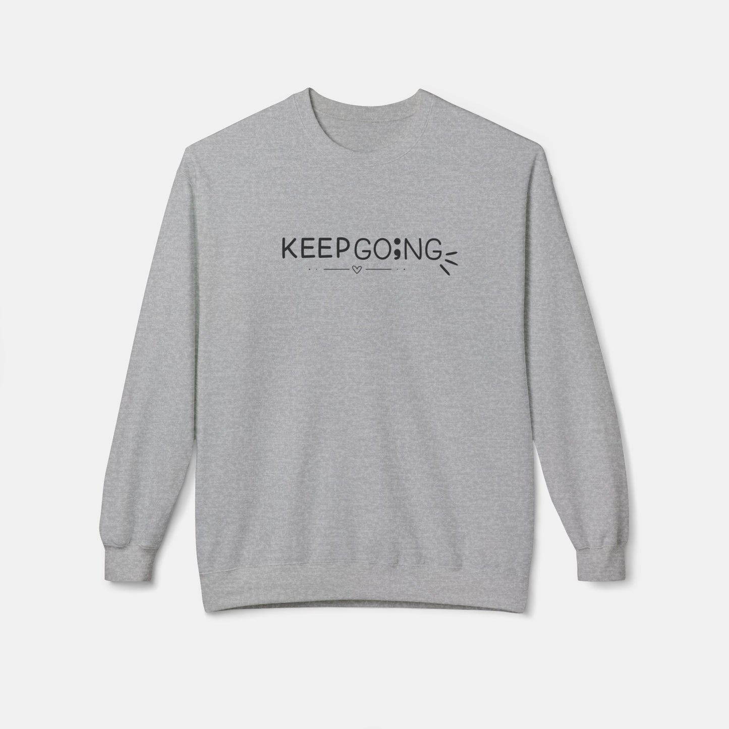 100 Reasons To Stay Alive-Suicide Awareness Prevention-Unisex Sweatshirt-Front View Athletic