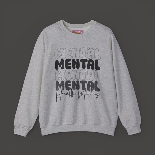 Mental Health Matters Crewneck Sweatshirt - Mental Health Wear TN