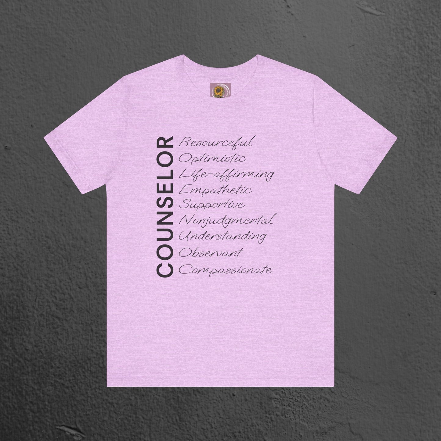 Counselor Tee - Mental Health Awareness Unisex Jersey - Mental Health Wear TN