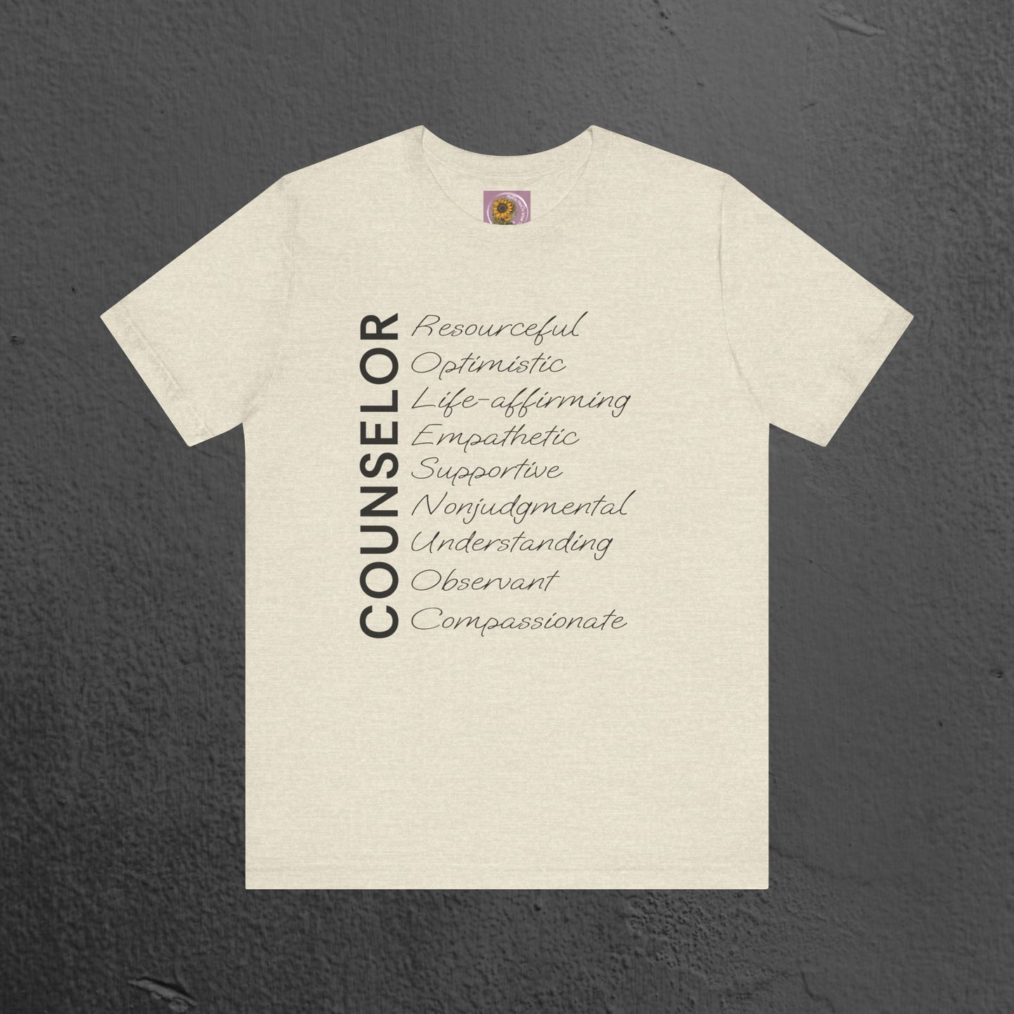 Counselor Tee - Mental Health Awareness Unisex Jersey - Mental Health Wear TN