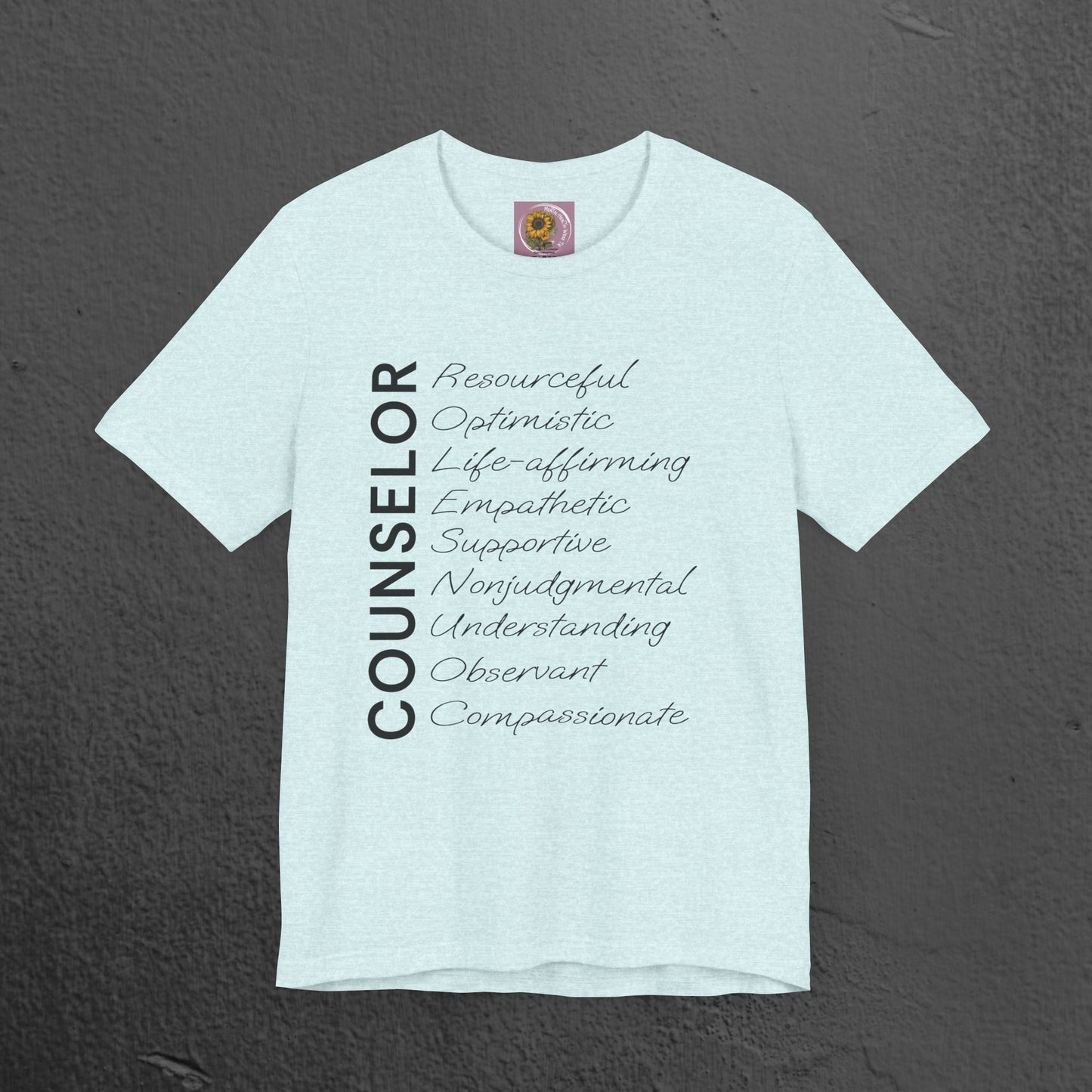Counselor Tee - Mental Health Awareness Unisex Jersey - Mental Health Wear TN