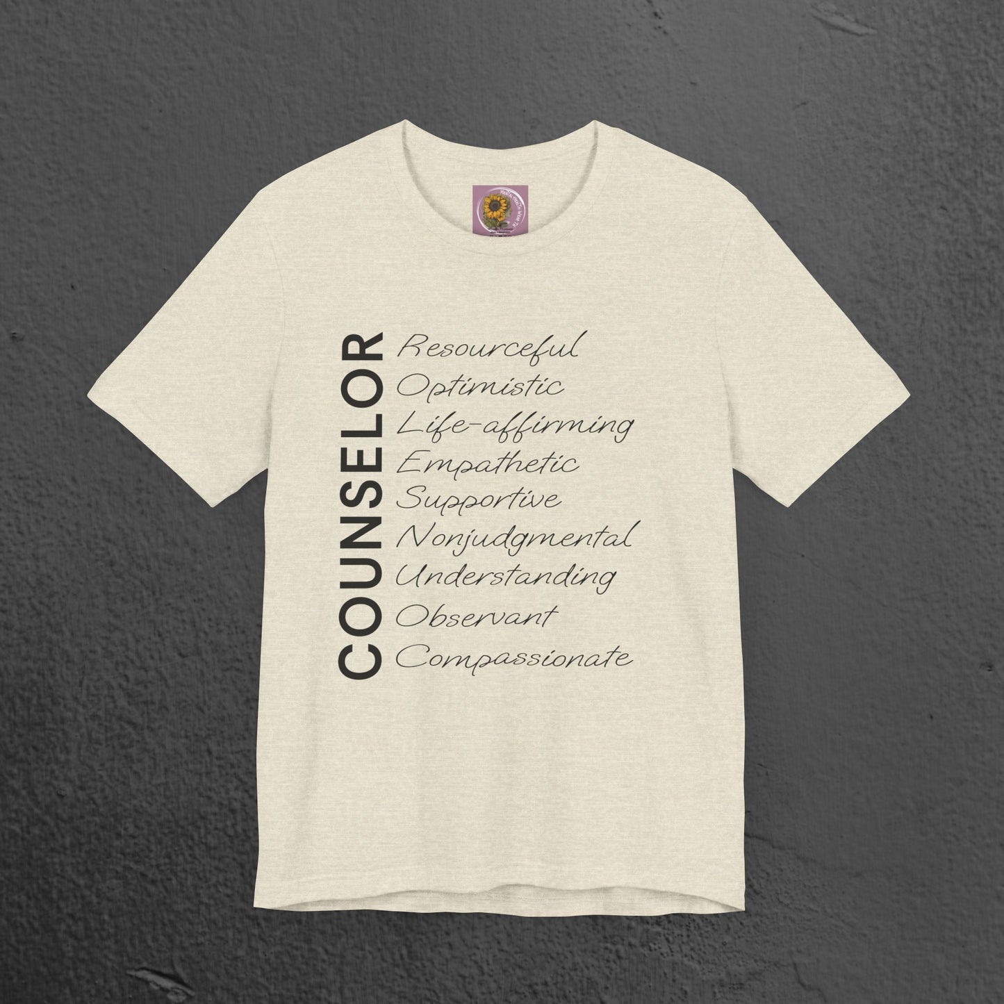 Counselor Tee - Mental Health Awareness Unisex Jersey - Mental Health Wear TN
