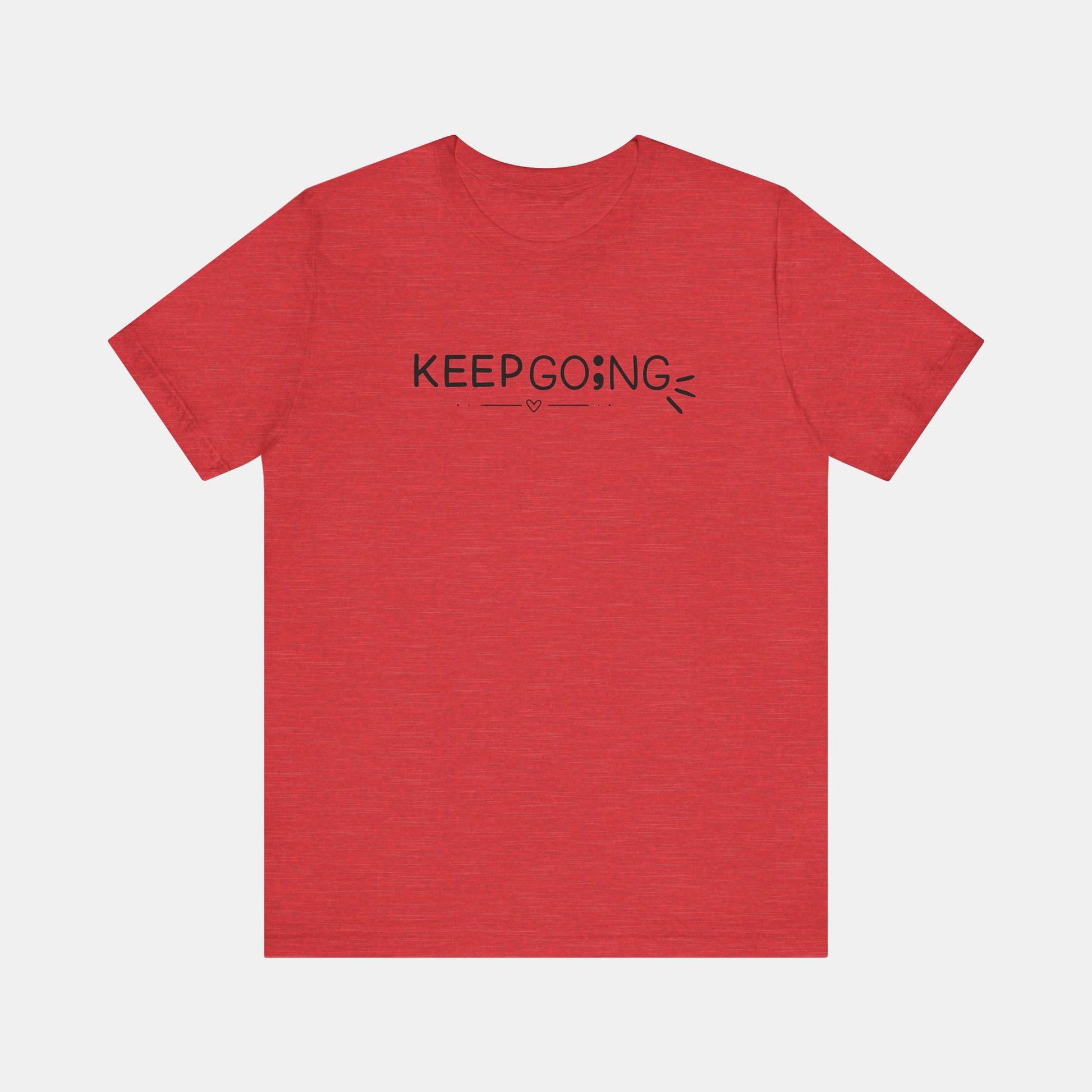 100 Reasons To Stay Alive -Keep Going;-Suicide Awareness Prevention-Unisex Short Sleeve T-Shirt - Mental Health Wear TN