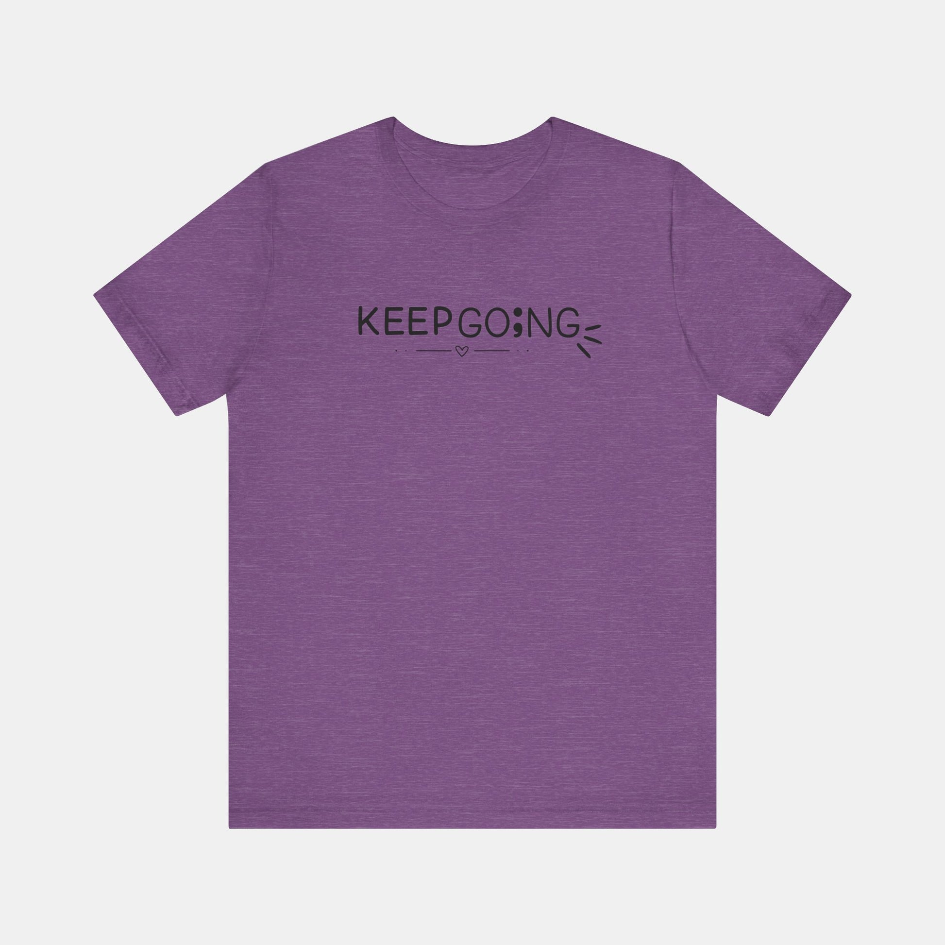 100 Reasons To Stay Alive -Keep Going;-Suicide Awareness Prevention-Unisex Short Sleeve T-Shirt - Mental Health Wear TN