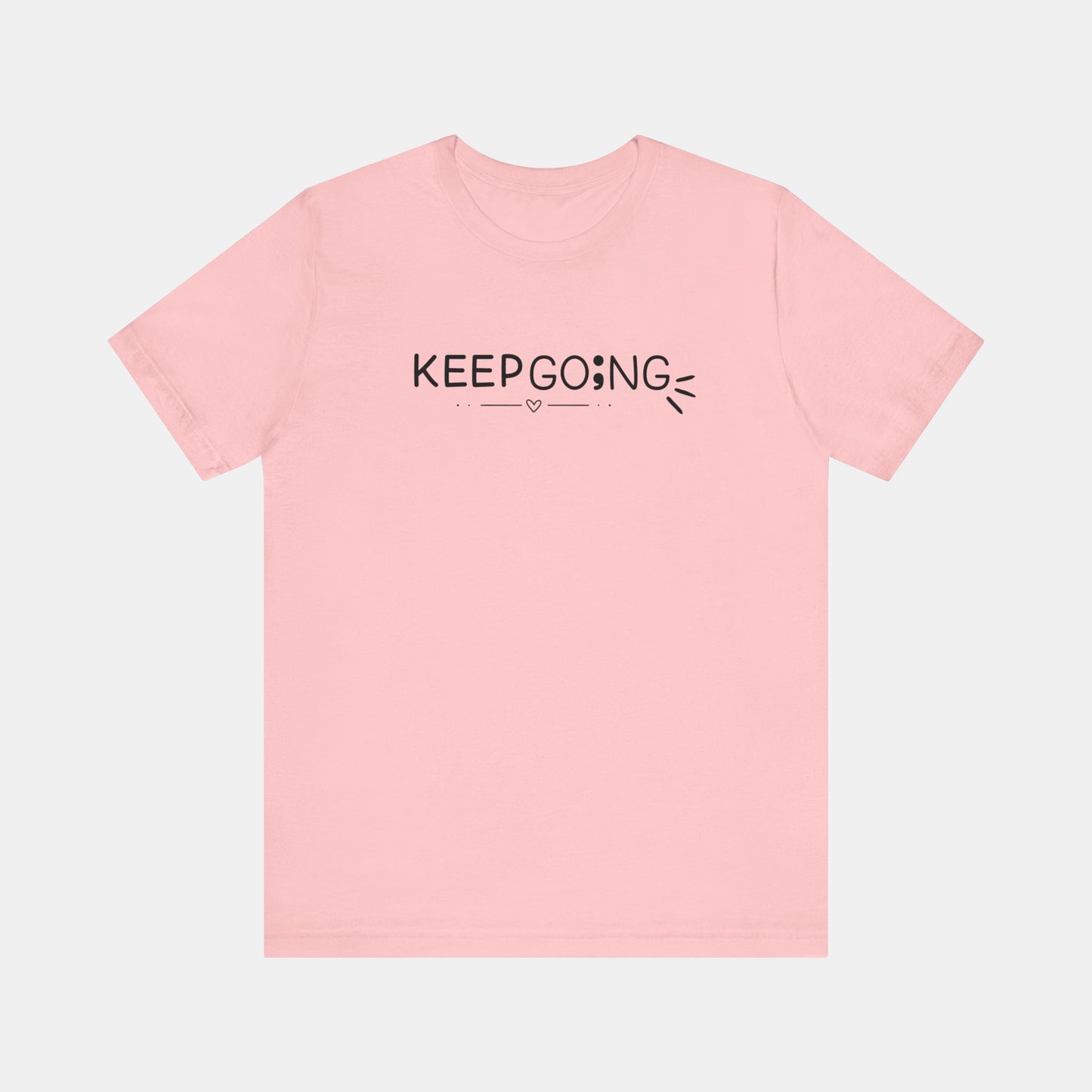100 Reasons To Stay Alive -Keep Going;-Suicide Awareness Prevention-Unisex Short Sleeve T-Shirt - Mental Health Wear TN