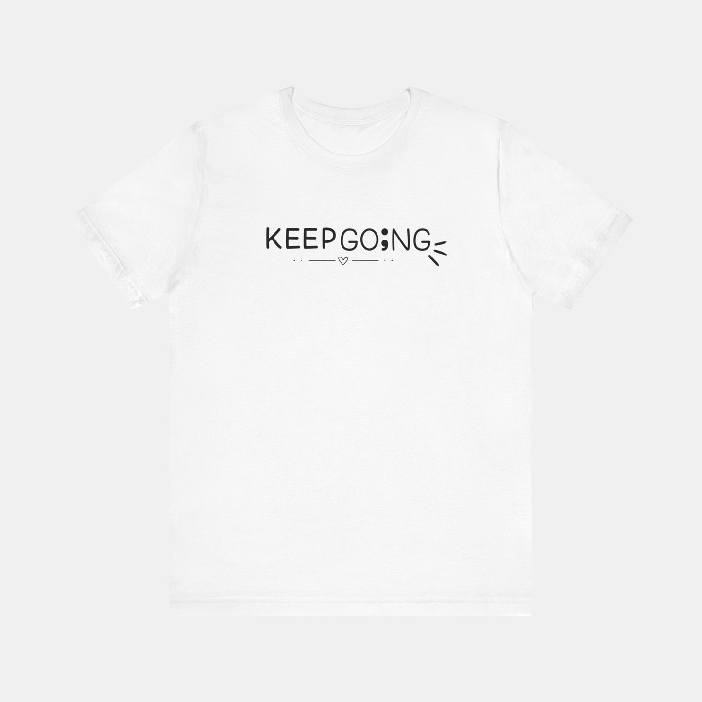 100 Reasons To Stay Alive -Keep Going;-Suicide Awareness Prevention-Unisex Short Sleeve T-Shirt - Mental Health Wear TN