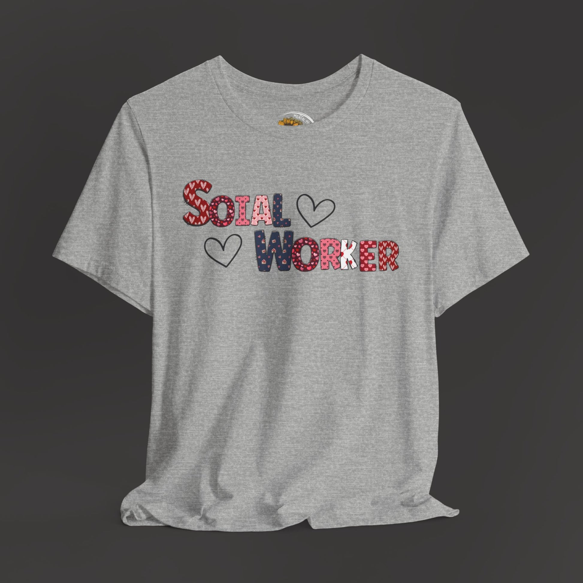 Valentines Day-Social Worker-Mental Health Professional Tee Shirt - Mental Health Wear TN