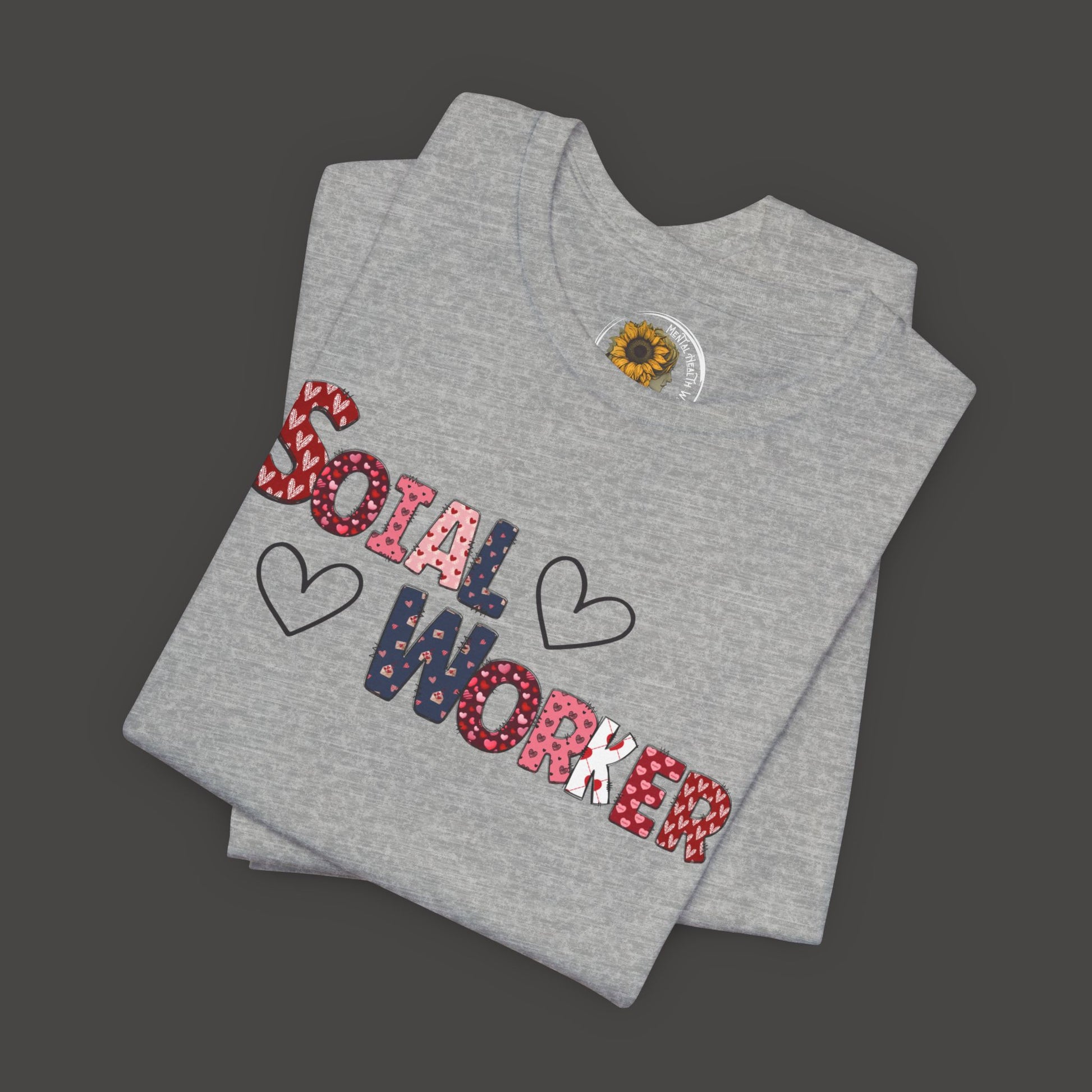 Valentines Day-Social Worker-Mental Health Professional Tee Shirt - Mental Health Wear TN