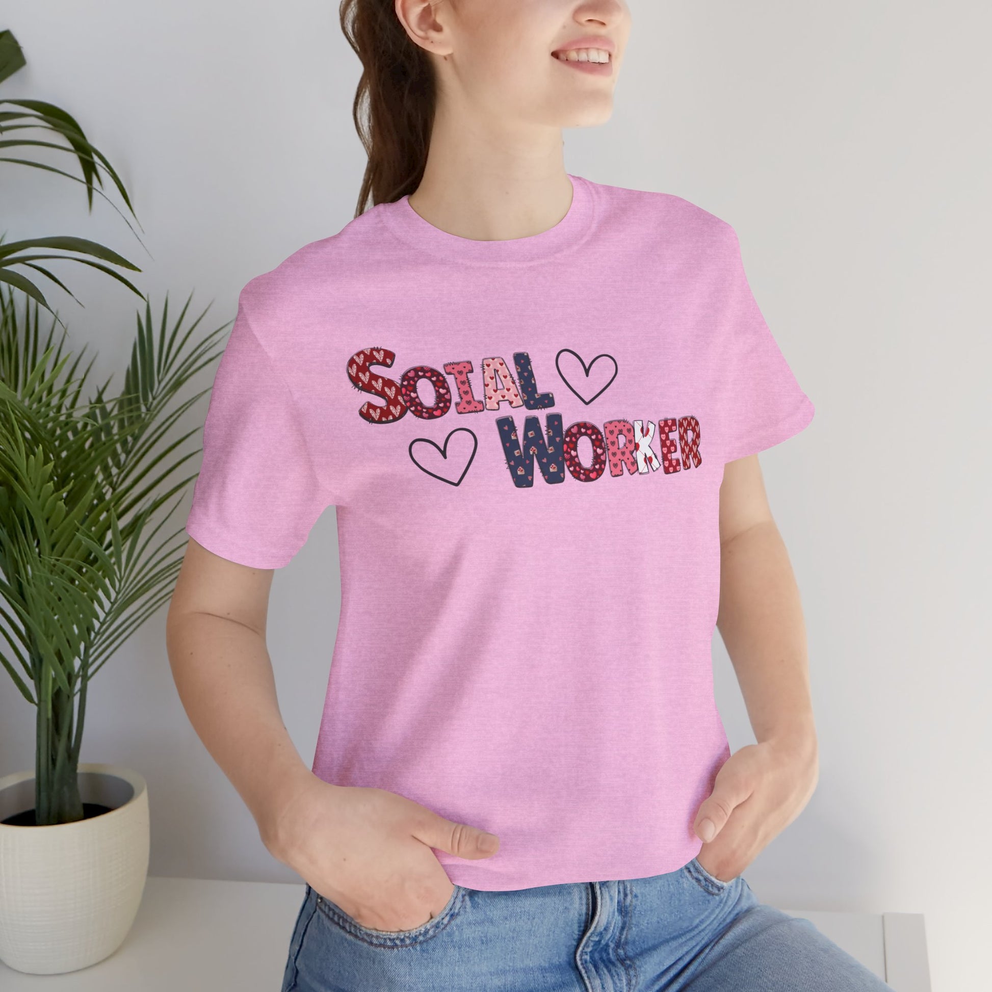 Valentines Day-Social Worker-Mental Health Professional Tee Shirt - Mental Health Wear TN