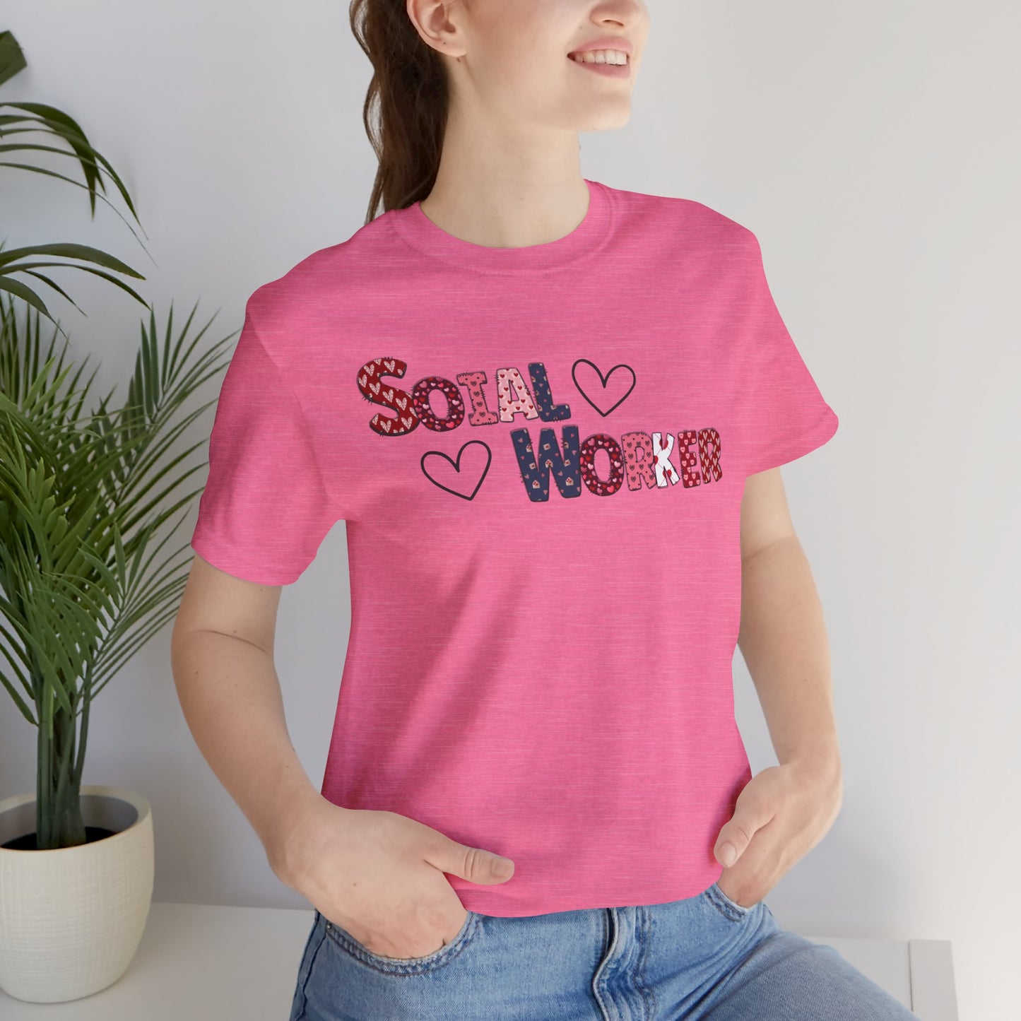 Valentines Day-Social Worker-Mental Health Professional Tee Shirt - Mental Health Wear TN