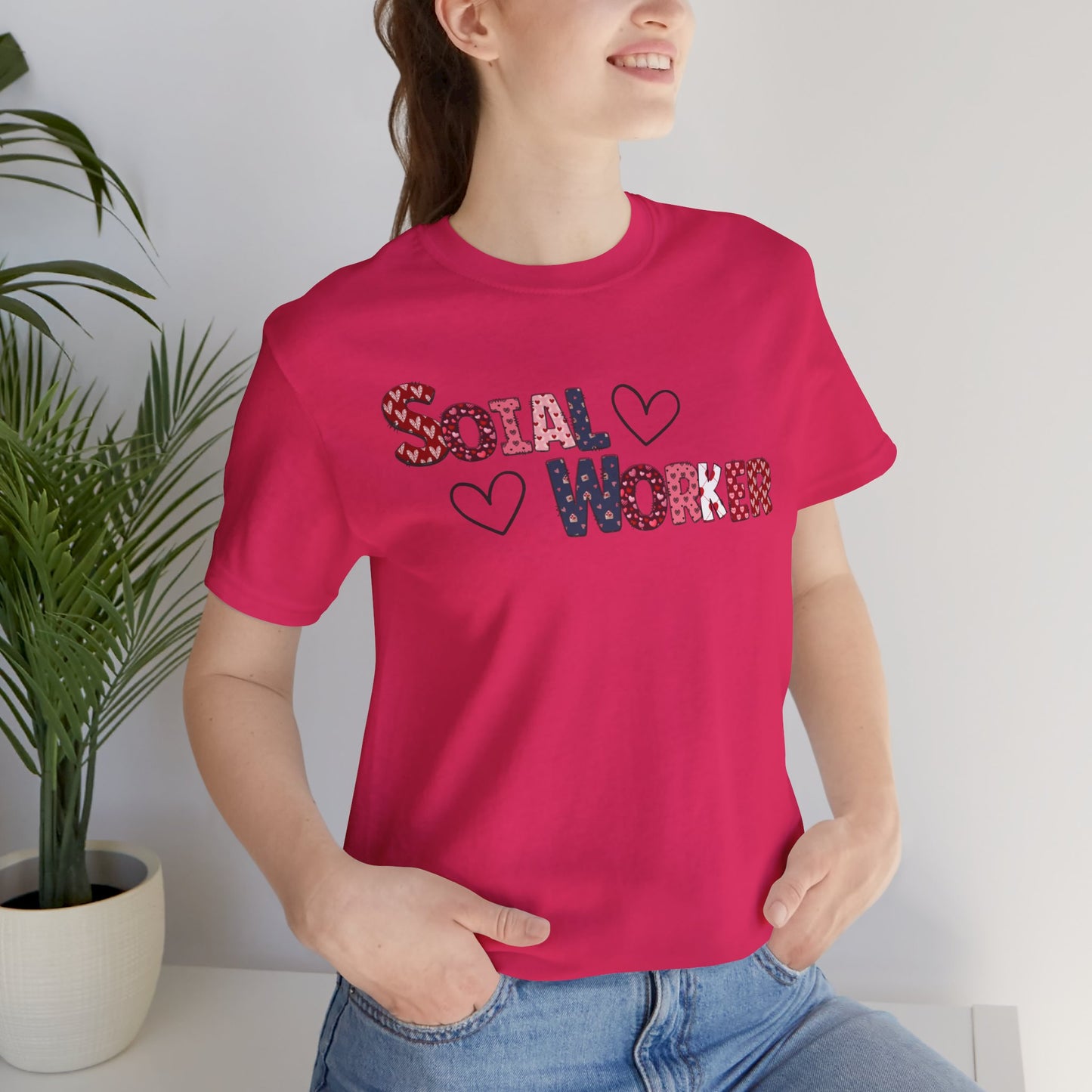 Valentines Day-Social Worker-Mental Health Professional Tee Shirt - Mental Health Wear TN