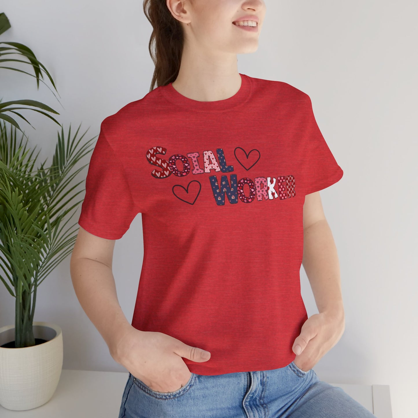 Valentines Day-Social Worker-Mental Health Professional Tee Shirt - Mental Health Wear TN