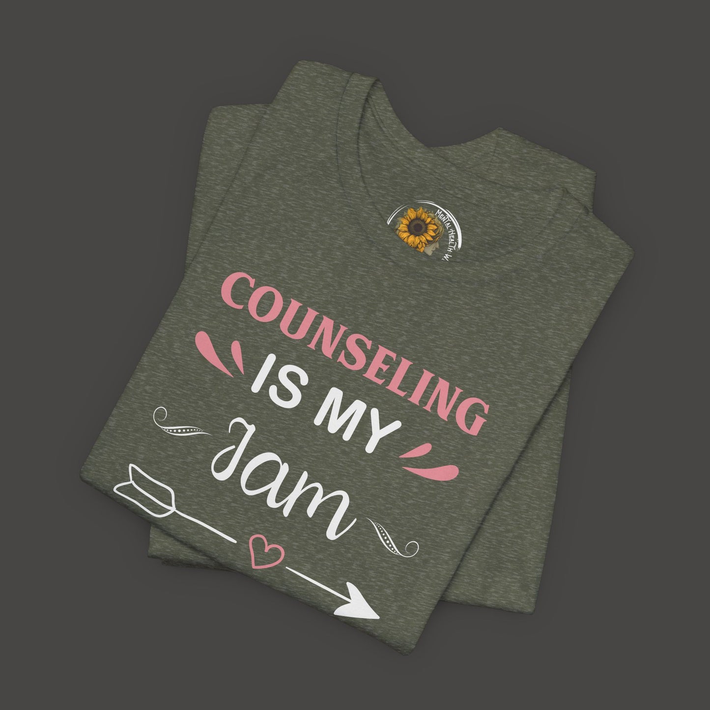 Counseling Is My I am Unisex Tee Shirt - Mental Health Wear TN