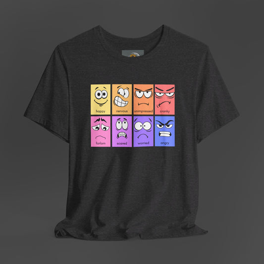 Feeling The Emotions-Mental Health Awareness-Unisex Short Sleeve T-Shirt - Mental Health Wear TN