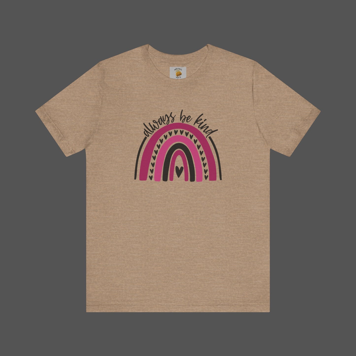 Always Be Kind -Rainbow- Mental Health Awareness- Unisex Short Sleeve Tee - Mental Health Wear TN