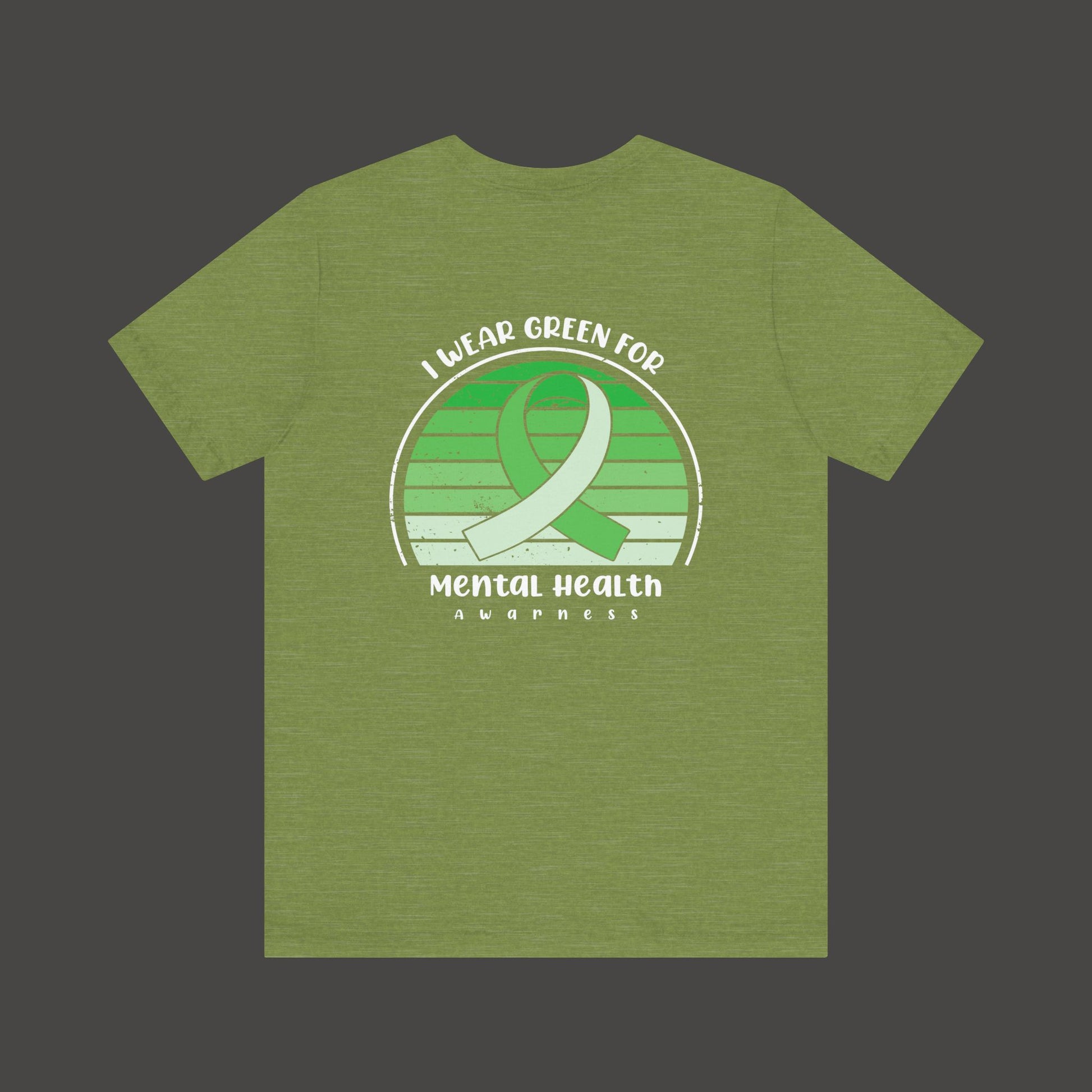 I Wear Green for Mental Health Awareness T-Shirt - Mental Health Wear TN