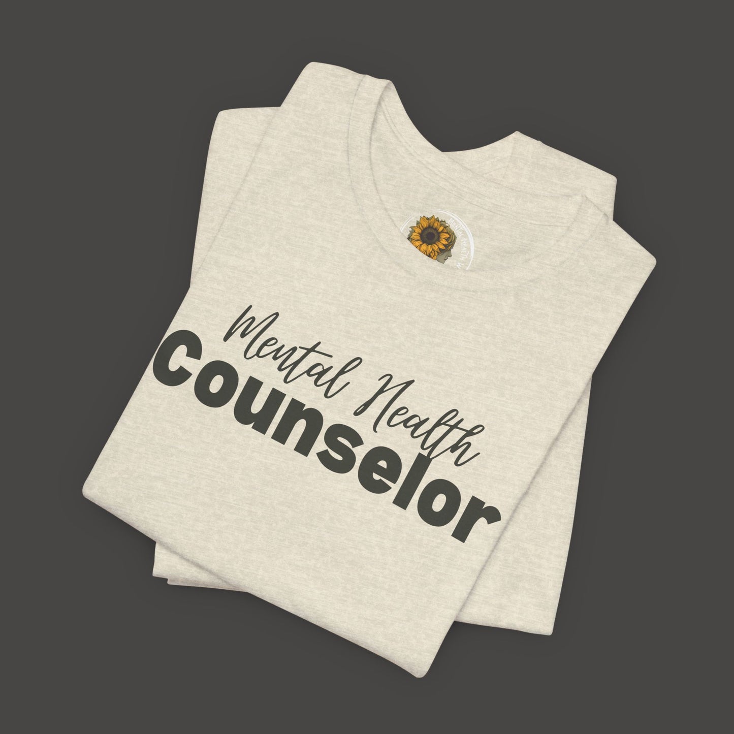 Mental Health Counselor T-Shirt | Unisex Jersey Short Sleeve Tee | Perfect Gift for Therapists - Mental Health Wear TN