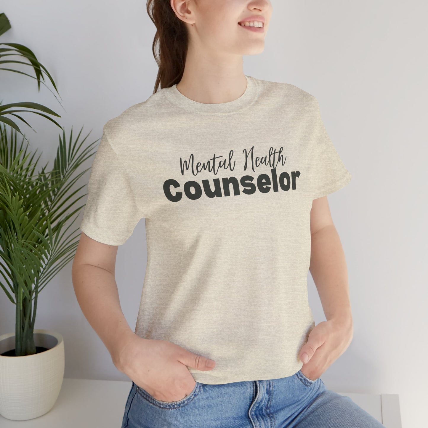 Mental Health Counselor T-Shirt | Unisex Jersey Short Sleeve Tee | Perfect Gift for Therapists - Mental Health Wear TN