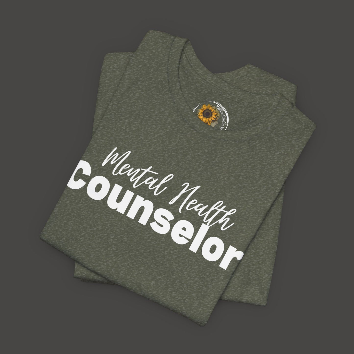 Mental Health Counselor T-Shirt | Unisex Jersey Short Sleeve Tee | Perfect Gift for Therapists - Mental Health Wear TN