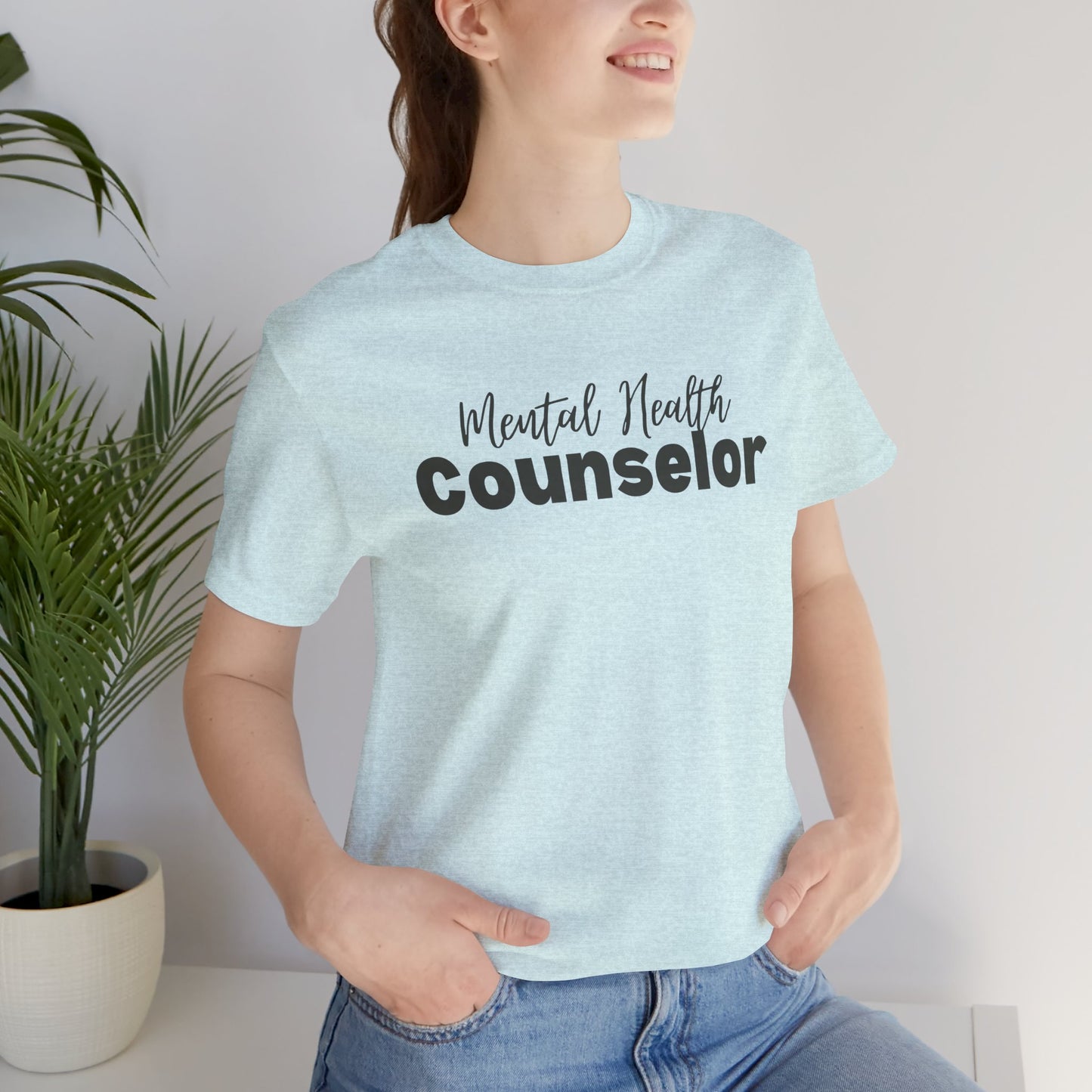 Mental Health Counselor T-Shirt | Unisex Jersey Short Sleeve Tee | Perfect Gift for Therapists - Mental Health Wear TN