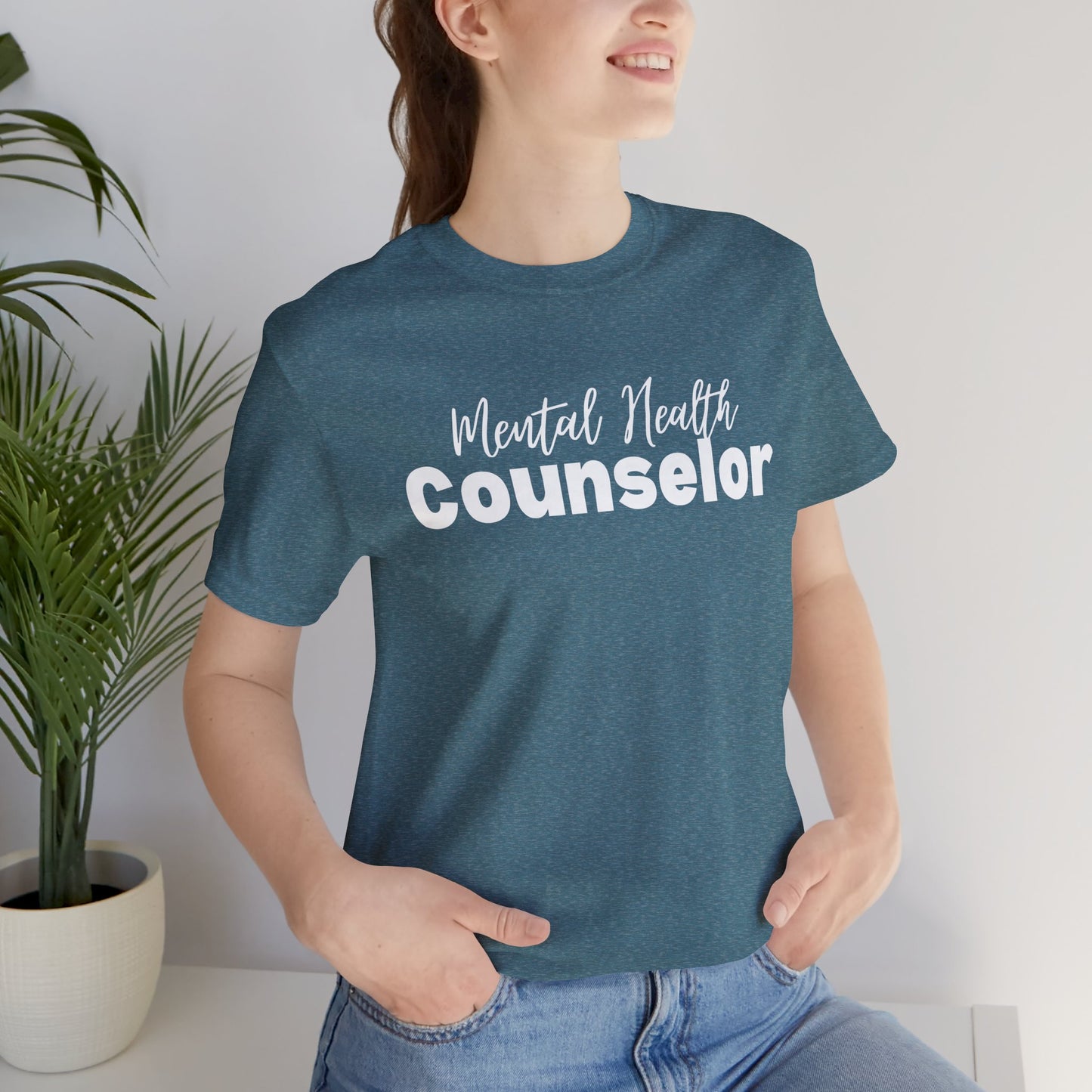 Mental Health Counselor T-Shirt | Unisex Jersey Short Sleeve Tee | Perfect Gift for Therapists - Mental Health Wear TN
