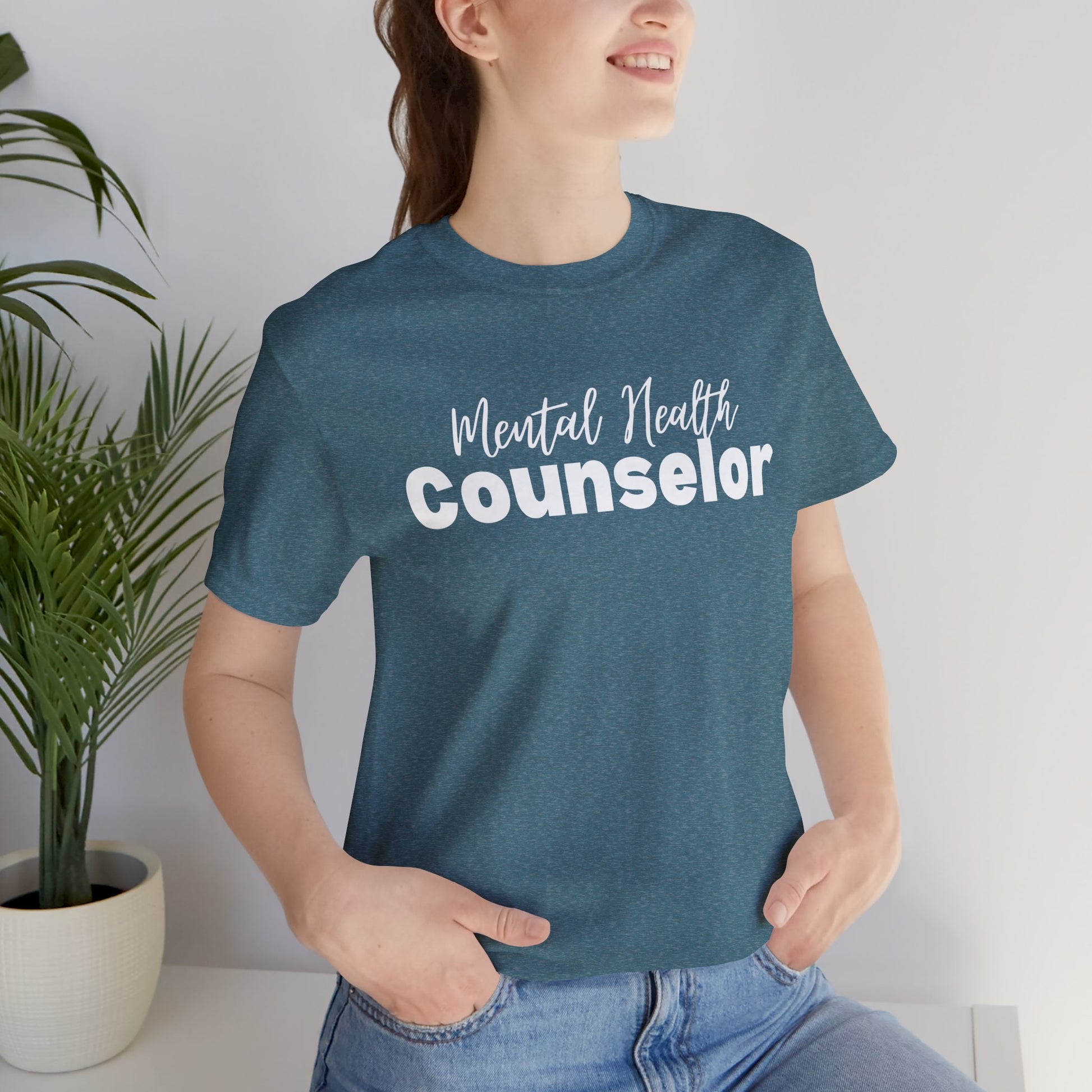 Mental Health Counselor T-Shirt | Unisex Jersey Short Sleeve Tee | Perfect Gift for Therapists - Mental Health Wear TN
