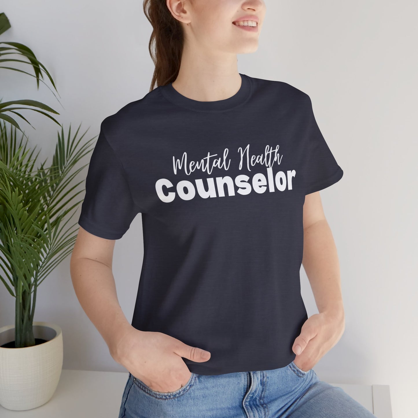 Mental Health Counselor T-Shirt | Unisex Jersey Short Sleeve Tee | Perfect Gift for Therapists - Mental Health Wear TN