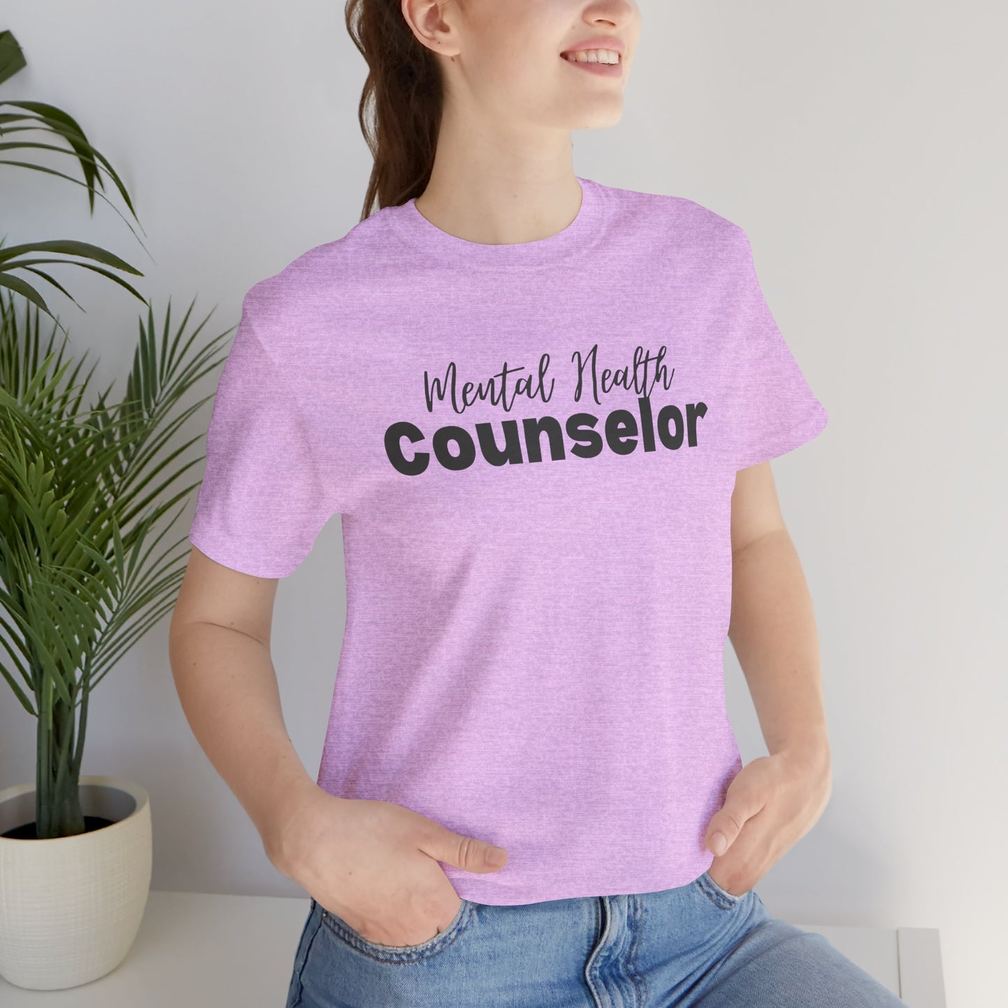 Mental Health Counselor T-Shirt | Unisex Jersey Short Sleeve Tee | Perfect Gift for Therapists - Mental Health Wear TN