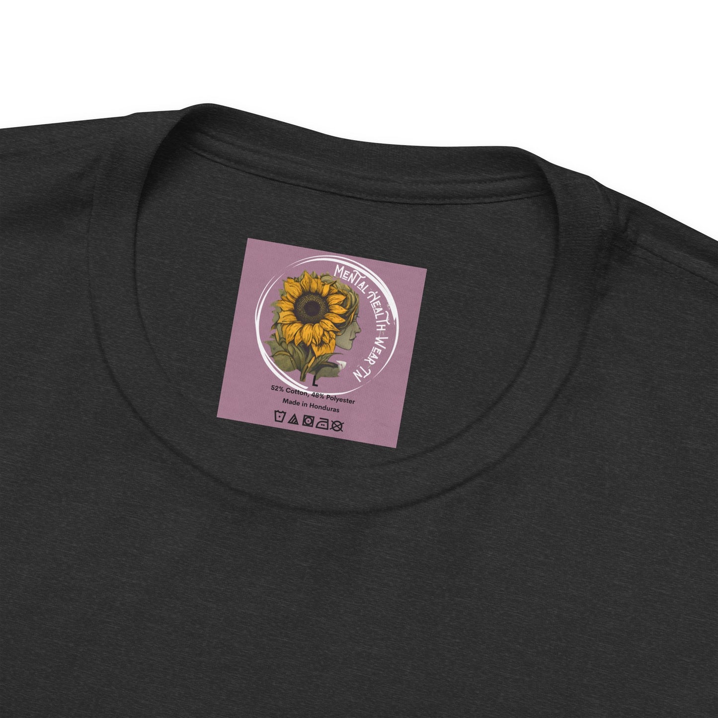 Positive Succulent Semi Colon- Unisex Tee Shirt - Mental Health Wear TN