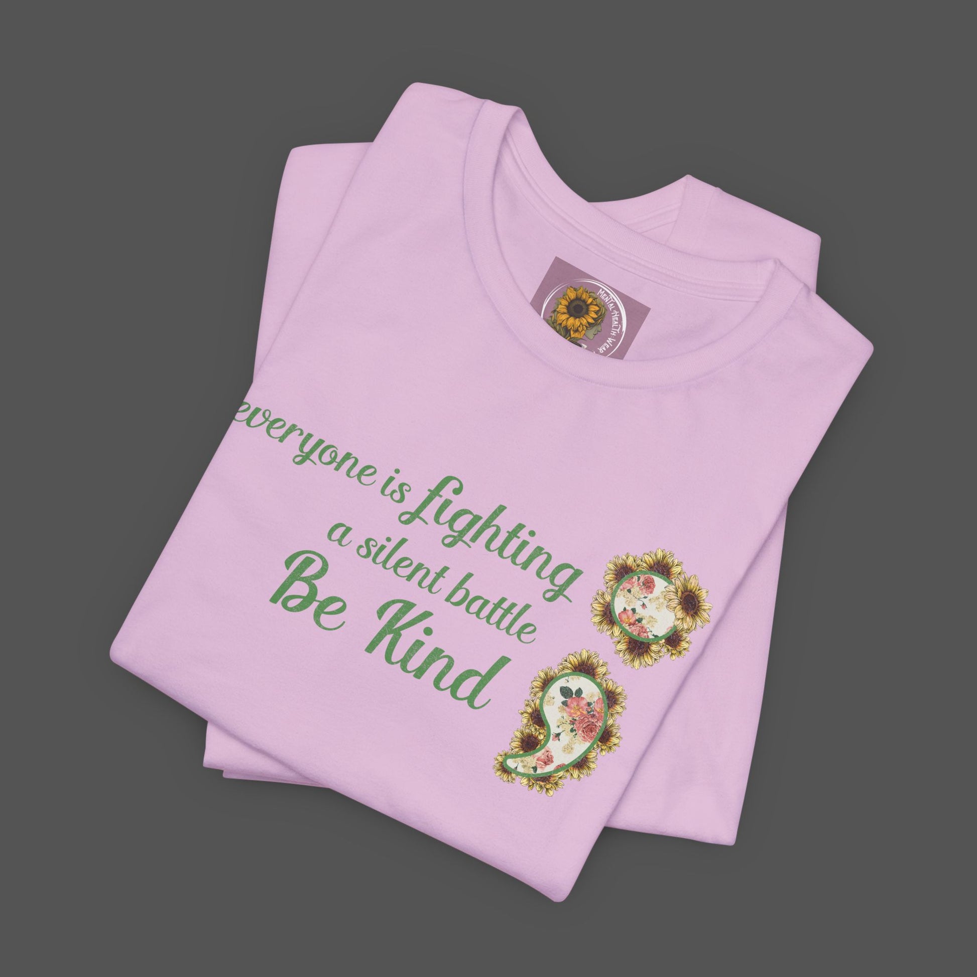 Positive Succulent Semi Colon- Unisex Tee Shirt - Mental Health Wear TN