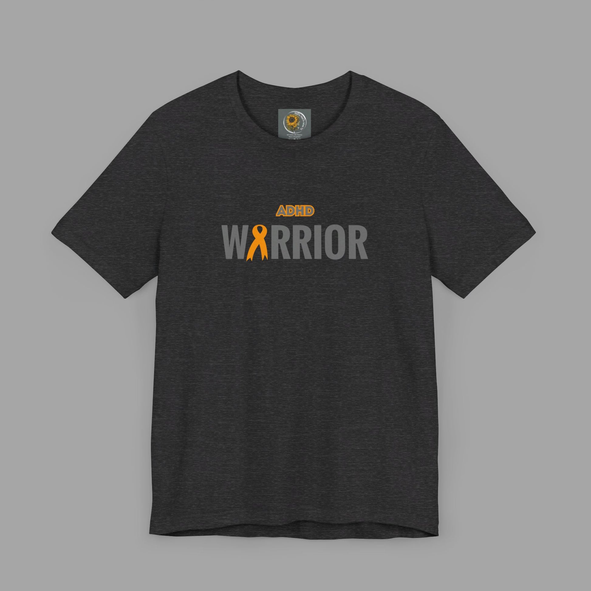 Proud & Strong ADHD Warrior Butterfly/ Awareness Ribbon-Mental Health Awareness- Unisex  Short Sleeve T-Shirt - Mental Health Wear TN