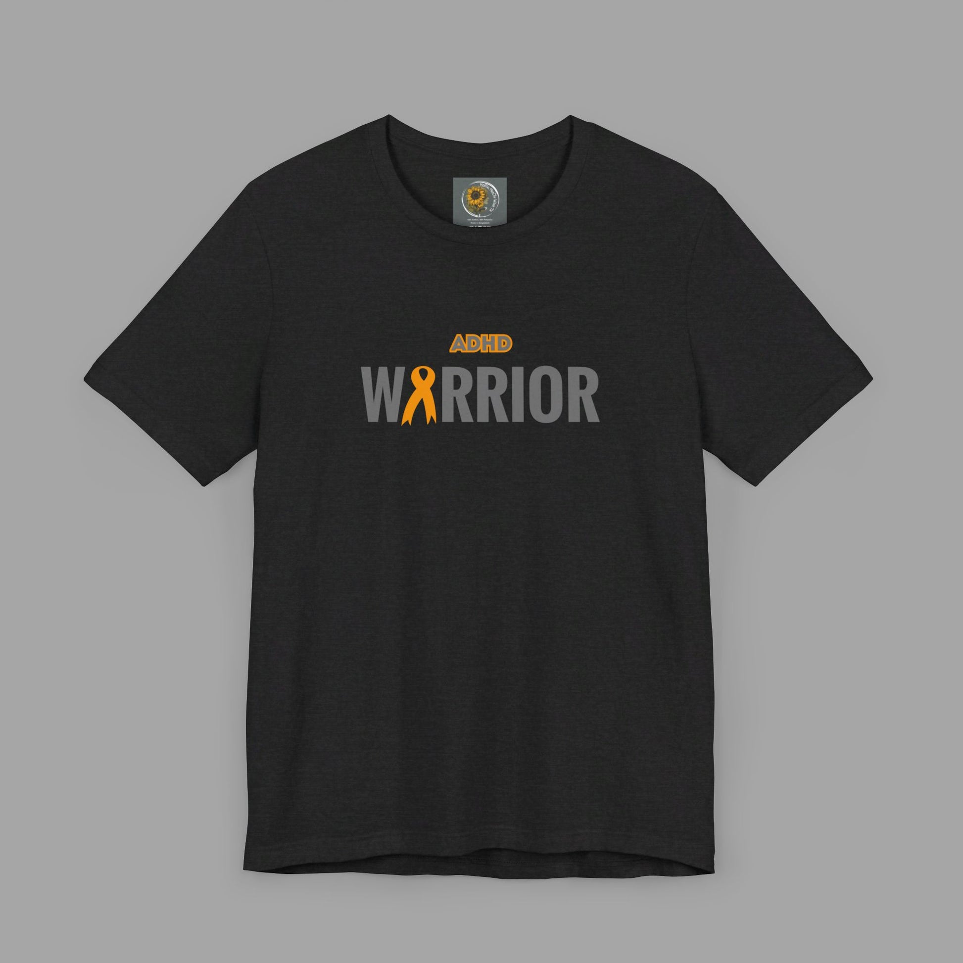 Proud & Strong ADHD Warrior Butterfly/ Awareness Ribbon-Mental Health Awareness- Unisex  Short Sleeve T-Shirt - Mental Health Wear TN