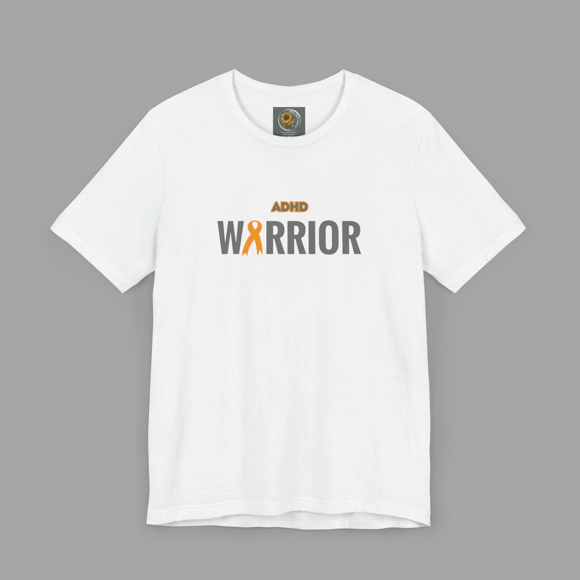 Proud & Strong ADHD Warrior Butterfly/ Awareness Ribbon-Mental Health Awareness- Unisex  Short Sleeve T-Shirt - Mental Health Wear TN