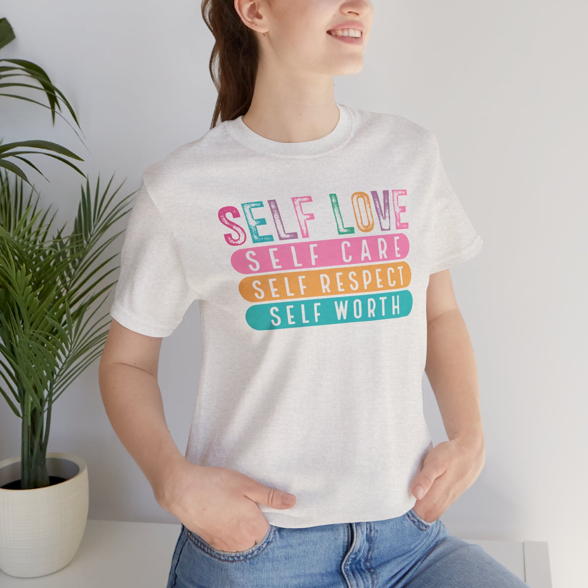 Self Love Empowerment Tee Shirt - Mental Health Wear TN
