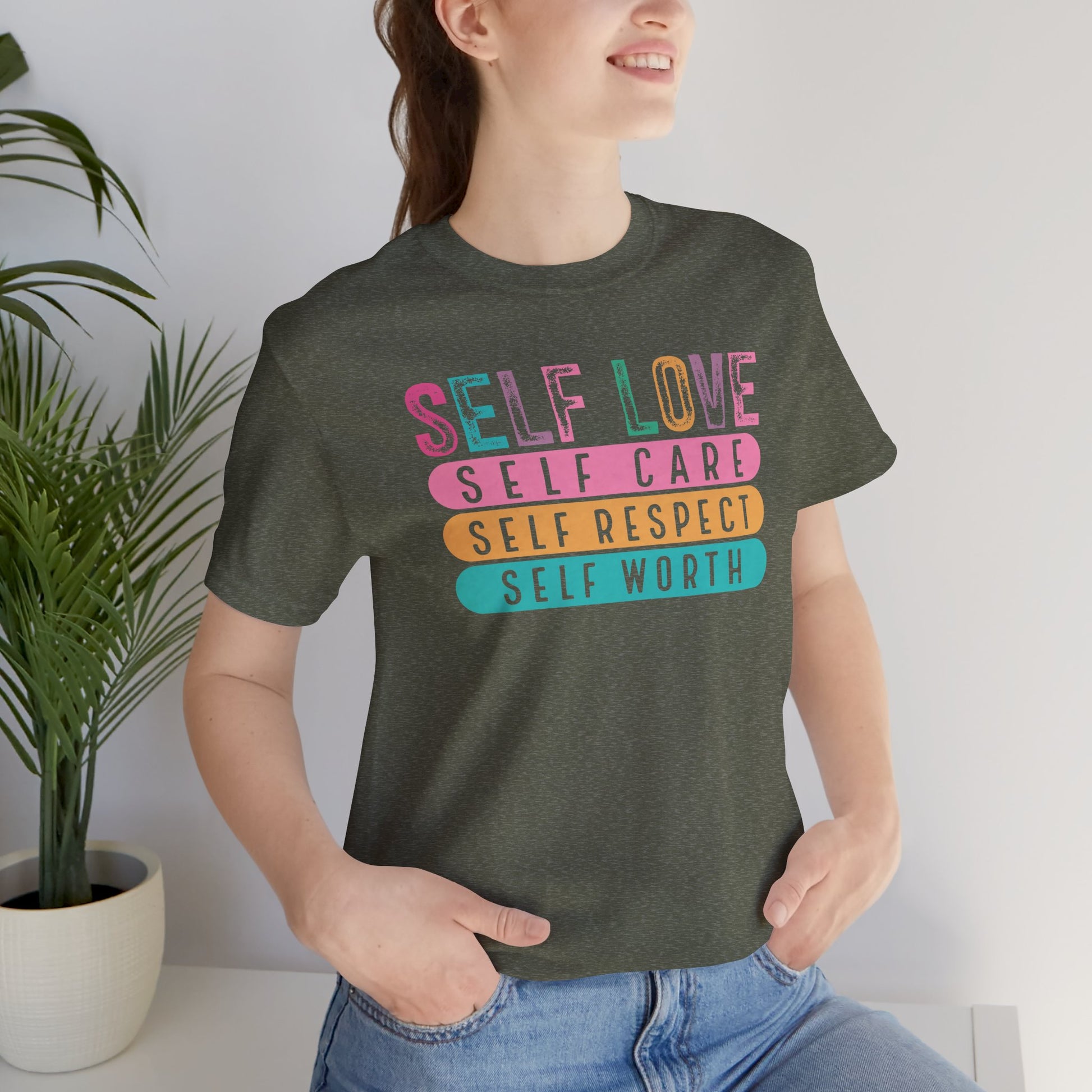 Self Love Empowerment Tee Shirt - Mental Health Wear TN