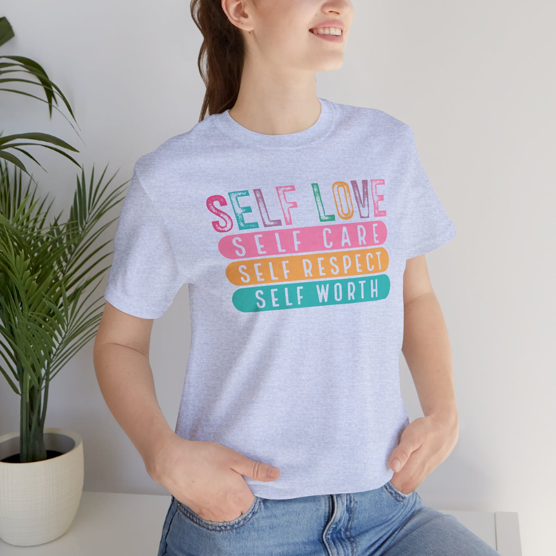 Self Love Empowerment Tee Shirt - Mental Health Wear TN