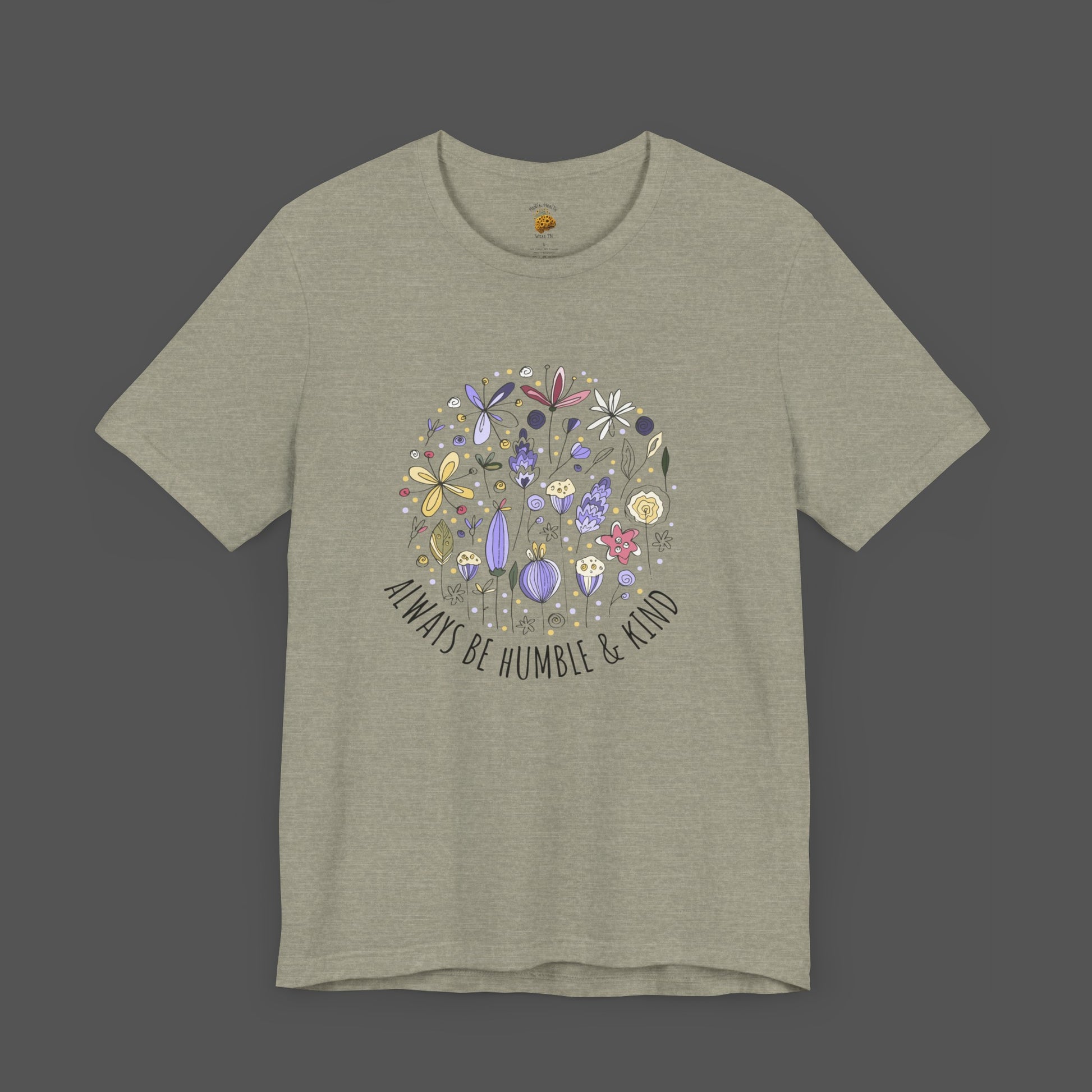 Always Stay Humble and Kind-Ladies' Short Sleeve T-Shirt - Mental Health Wear TN