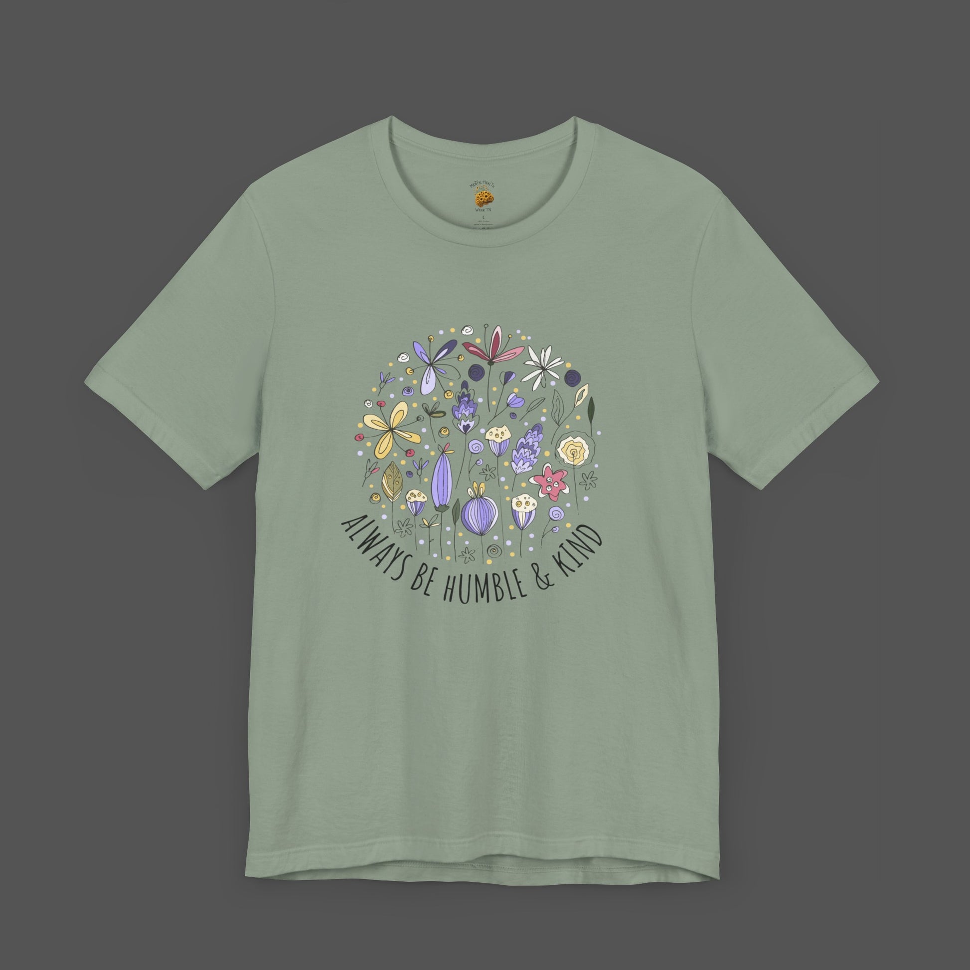 Always Stay Humble and Kind-Ladies' Short Sleeve T-Shirt - Mental Health Wear TN