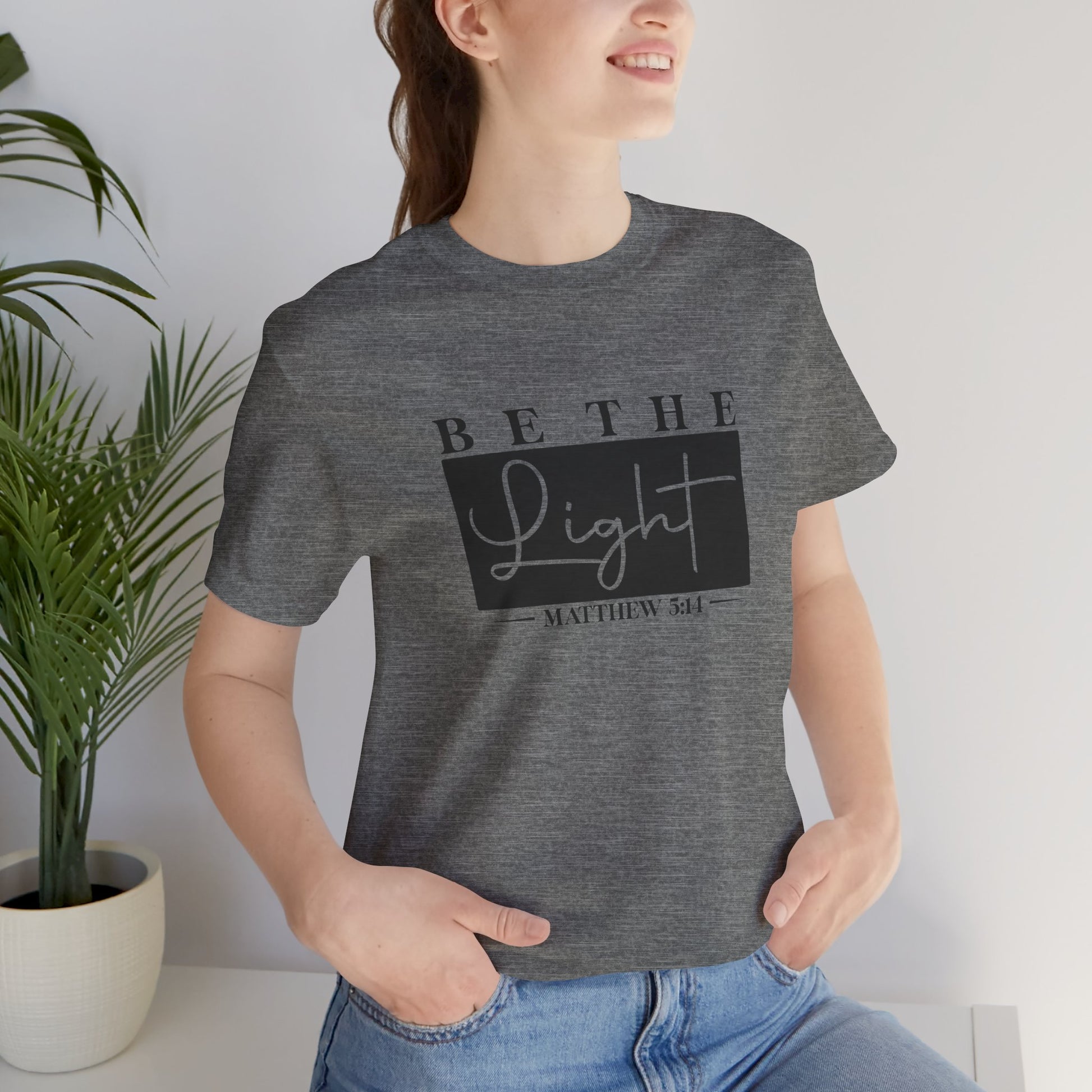 Person mockup/ Deep Heather Grey/ 