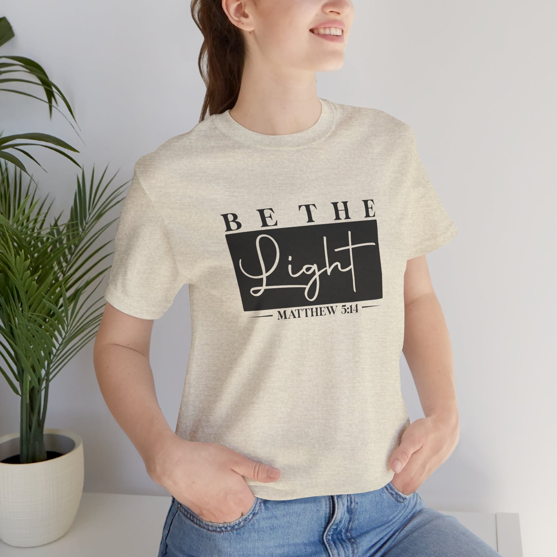 Bible Verse Mathew 3:14- Unisex Tee - Mental Health Wear TN