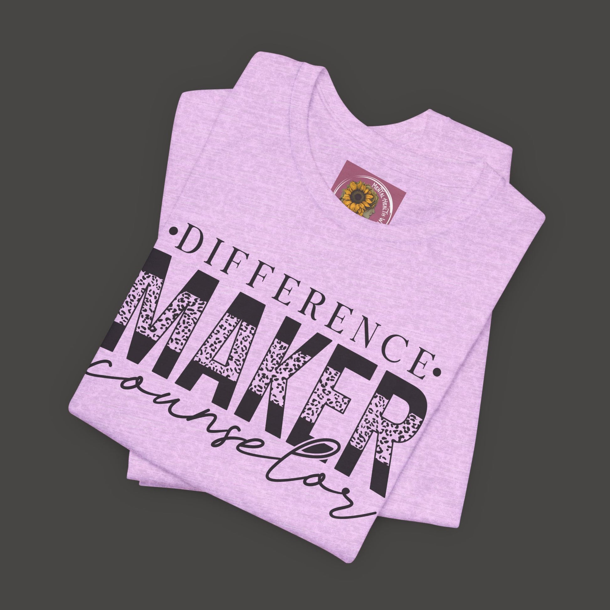 Difference Maker Counselor Tee Shirt - Mental Health Wear TN