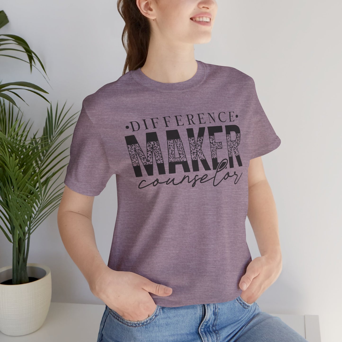 Difference Maker Counselor Tee Shirt - Mental Health Wear TN