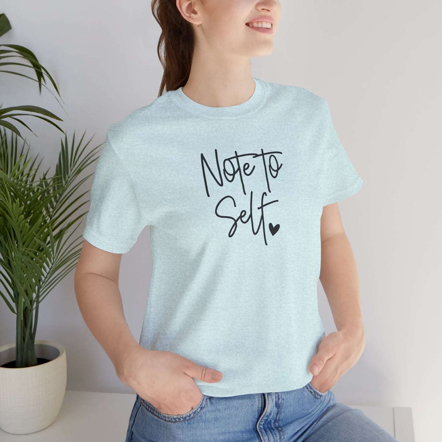Inspirational 'Note to Self'-Mental Health Matters- Tee Shirt - Mental Health Wear TN