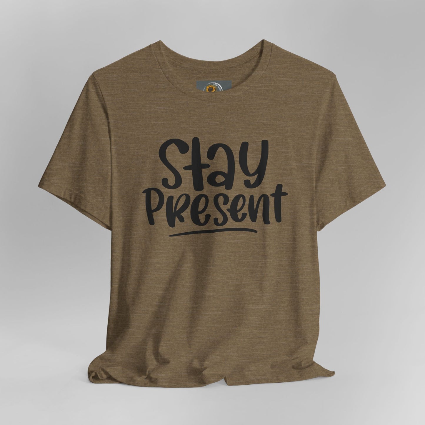Stay Present-Mental Health Awareness- Suicide Prevention - Unisex Jersey Short Sleeve Tee - Mental Health Wear TN