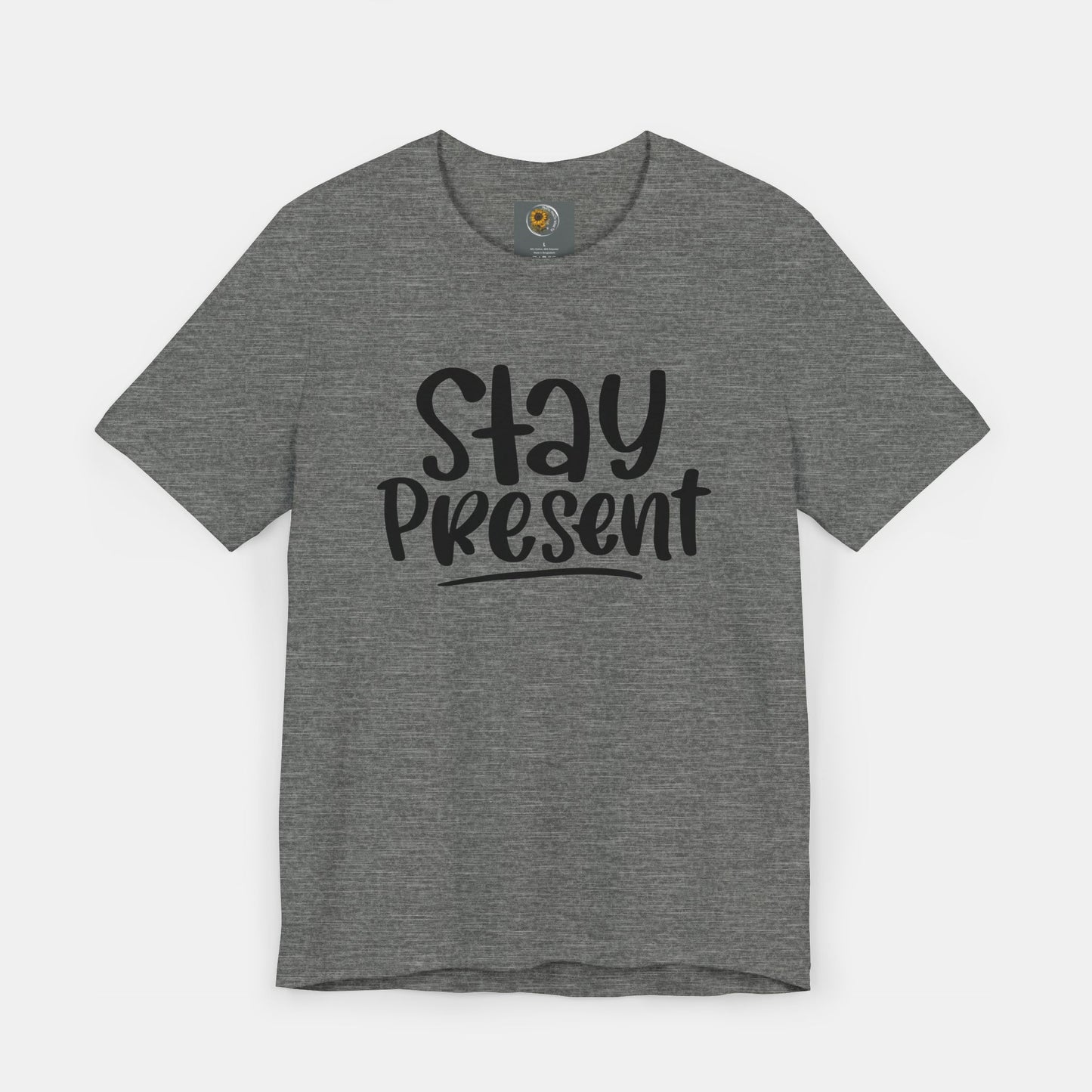 Stay Present-Mental Health Awareness- Suicide Prevention - Unisex Jersey Short Sleeve Tee - Mental Health Wear TN