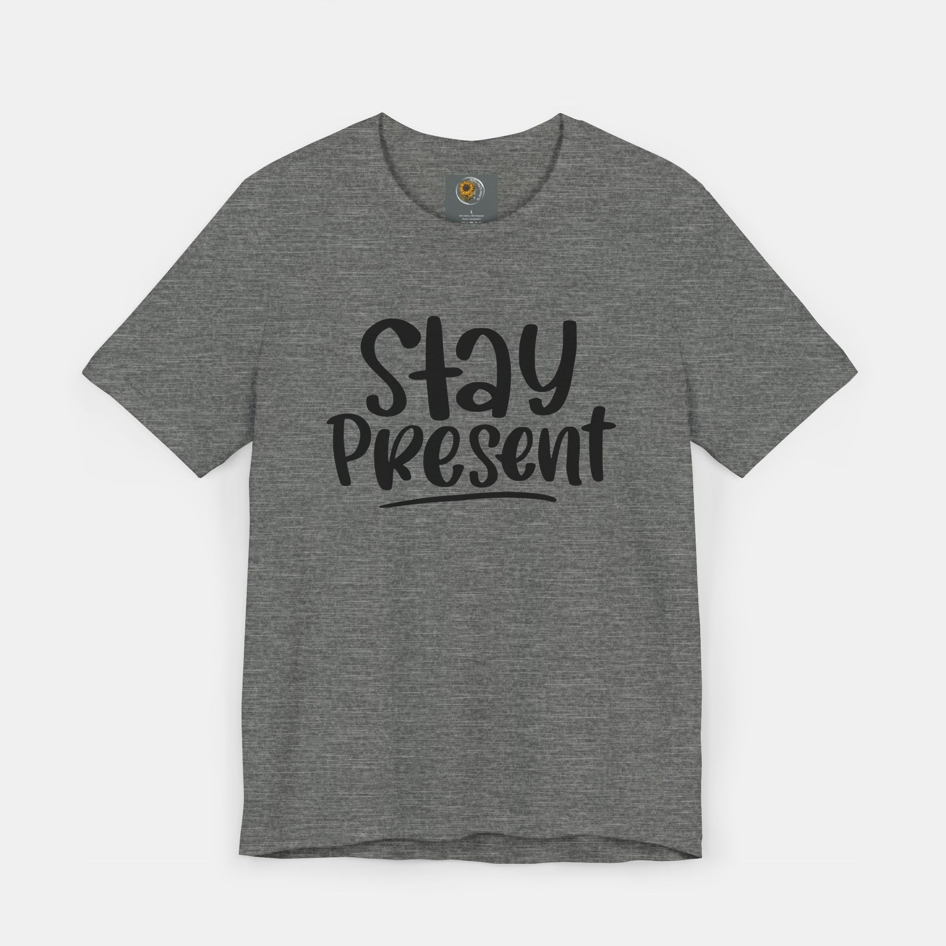 Stay Present-Mental Health Awareness- Suicide Prevention - Unisex Jersey Short Sleeve Tee - Mental Health Wear TN