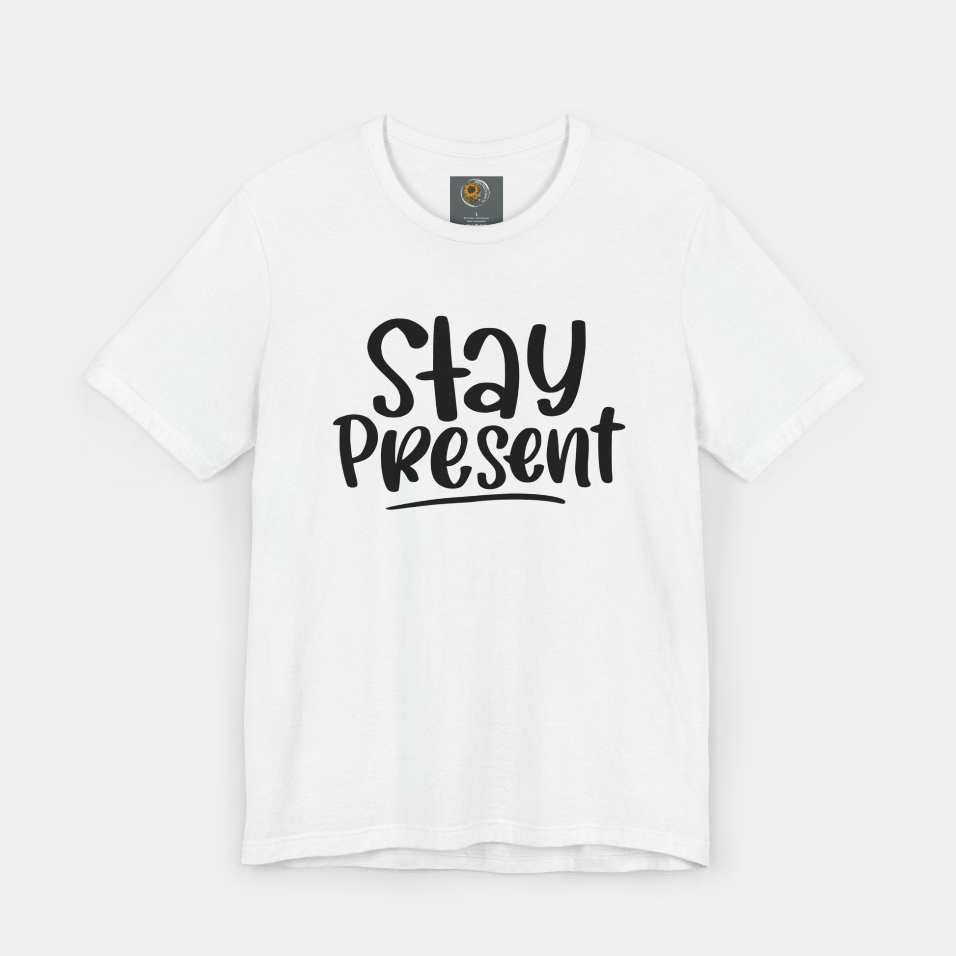 Stay Present-Mental Health Awareness- Suicide Prevention - Unisex Jersey Short Sleeve Tee - Mental Health Wear TN